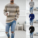 LANDYN - Stylish Norwegian jumper with chunky knit for men