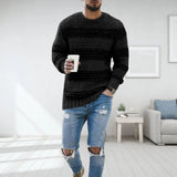 LANDYN - Stylish Norwegian jumper with chunky knit for men