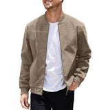 Luca Bianchi | Premium Suede-Touch Bomber Jacket For Men