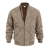 Luca Bianchi | Premium Suede-Touch Bomber Jacket For Men