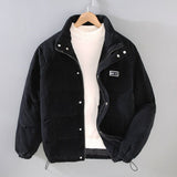 Ethan Gallagher | Men's Corduroy Puffer Jacket For Men
