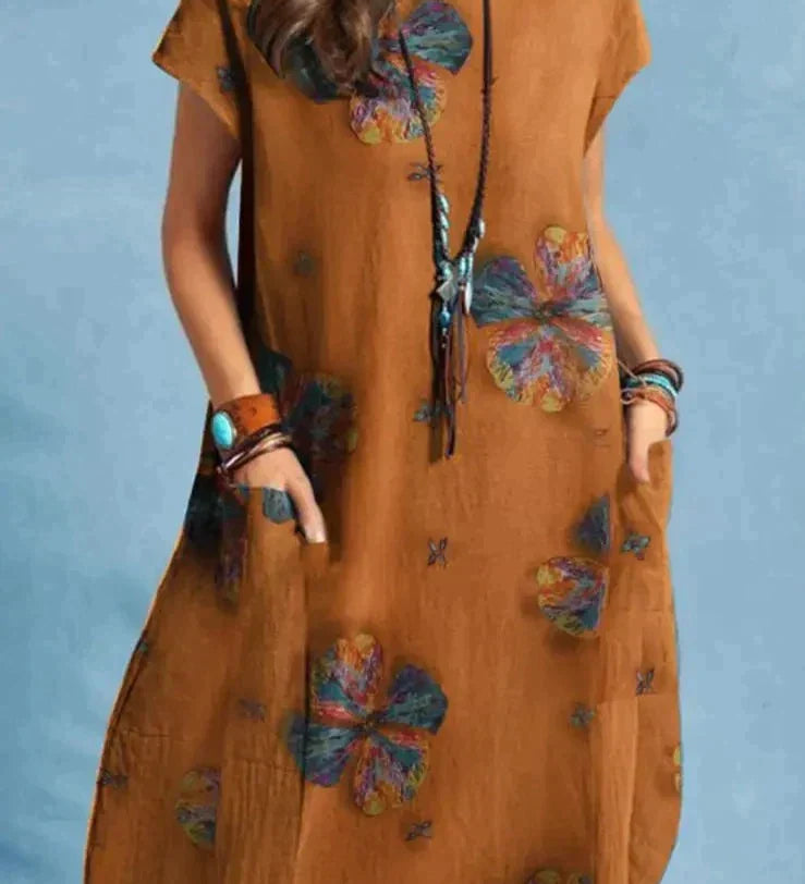 Amelia™ - Elegant Vintage Midi Dress