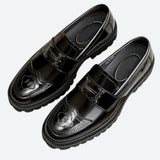 Stylish men's leather shoes - Pitou