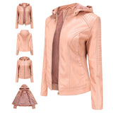 MIRJETE - Elegant leather jacket for a trendy look