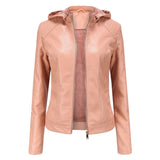 MIRJETE - Elegant leather jacket for a trendy look