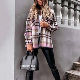 LYLA - Trendy checked jacket for a stylish look