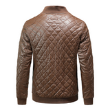 Luca Moretti | Quilted Leather Jacket For Men