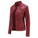 ANDRIJANA - Elegant leather jacket for a chic look