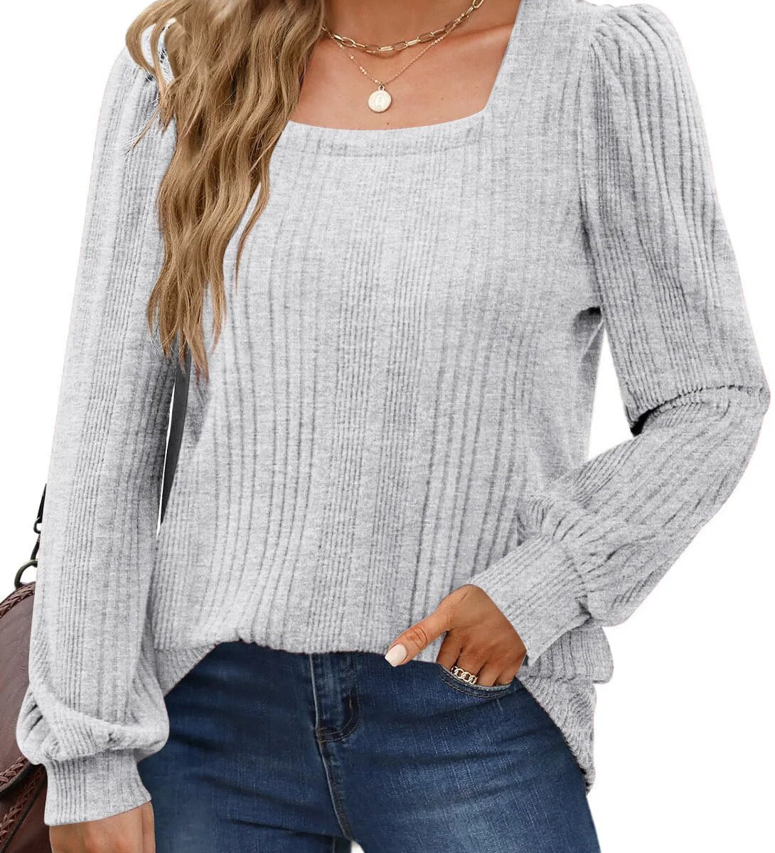 Scarlett™ - Trendy Top with Stylish Neckline