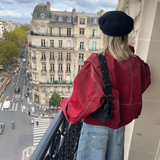 Ruby™️ - Oversized Leather Jacket