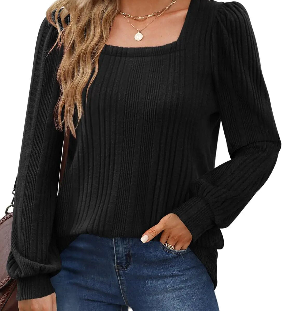 Scarlett™ - Trendy Top with Stylish Neckline