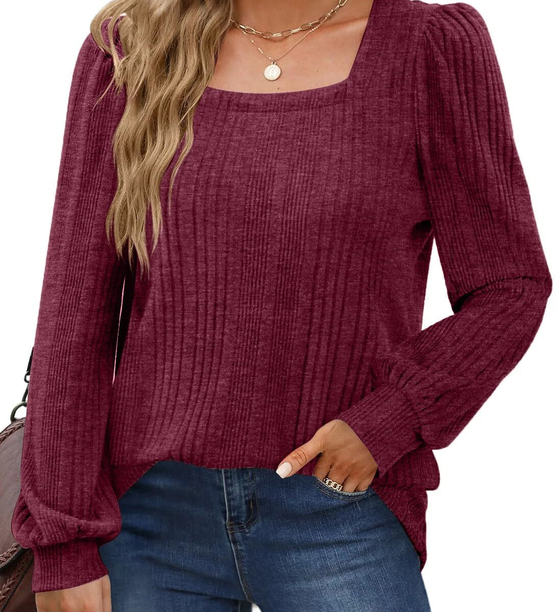 Scarlett™ - Trendy Top with Stylish Neckline