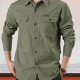 Nate™ - Cotton Solid Color Shirt