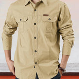 Nate™ - Cotton Solid Color Shirt