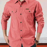 Nate™ - Cotton Solid Color Shirt