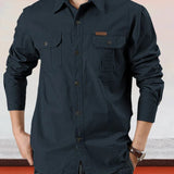 Nate™ - Cotton Solid Color Shirt