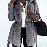 Sadie - Trendy Women's Imitation Leather Jacket for a Stylish Look