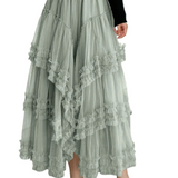 Odilia - Long Pleated Carnival Skirt