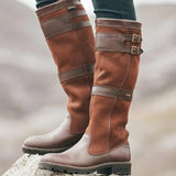 Bridget - Vintage-inspired leather boots