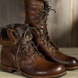 Stylish Leather Women's Boots by Annie