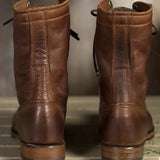 Stylish Leather Women's Boots by Annie