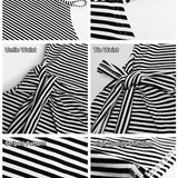 Chloe™ Striped Halter Neck T-Shirt Dress