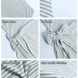 Chloe™ Striped Halter Neck T-Shirt Dress