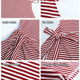 Chloe™ Striped Halter Neck T-Shirt Dress