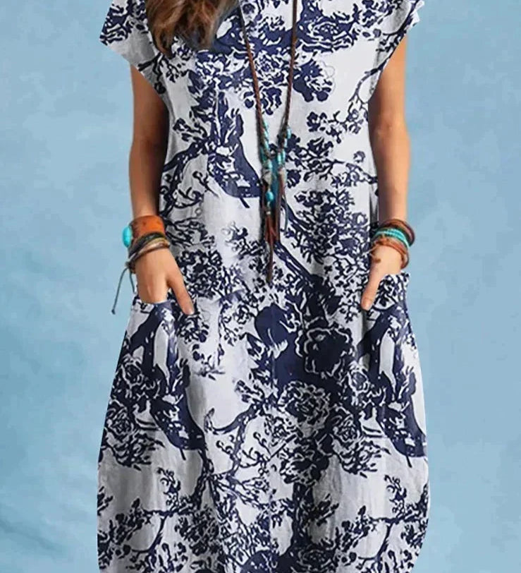 Amelia™ - Elegant Vintage Midi Dress