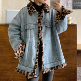 CALISSA - Fashionable Denim Winter Coat for Women