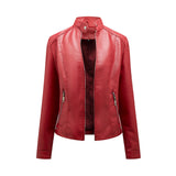 SLAVKA - Elegant leather jacket for a trendy look