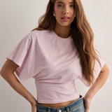 Women's T-Shirt – Wide Sleeves – Round Neck – Batwing T-Shirt – Women's Blouse