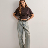 Women's T-Shirt – Wide Sleeves – Round Neck – Batwing T-Shirt – Women's Blouse