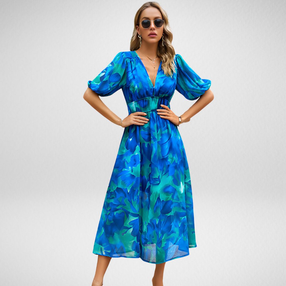 Livia™ - Elegant dress with V-neck