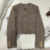 Alison | Women's Cropped Button-Front Jacket