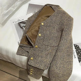 Alison | Women's Cropped Button-Front Jacket
