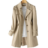 Alison | Women's Double-Breasted Long Trench Coat