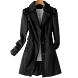 Alison | Women's Double-Breasted Long Trench Coat