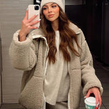 Ann | Women's Teddy Zip-Up Coat
