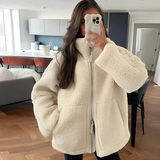 Ann | Women's Teddy Zip-Up Coat