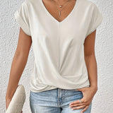 Cleo™ Classic t shirt with v neckline