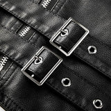 Damien Laurent | Classic Leather Biker Jacket For Men