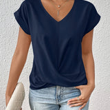 Cleo™ Classic t shirt with v neckline