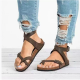 Casey | Women's Ankle Strap Flat Sandals