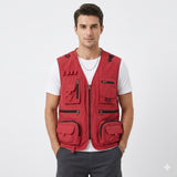 Luca Romano | Multi-Pocket Utility Vest For Men
