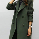 Christy | Women's Double Breasted Mid-Length Coat