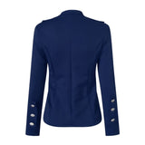Clara | Women's Button Front Fitted Military Jacket