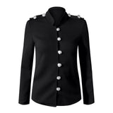 Clara | Women's Button Front Fitted Military Jacket