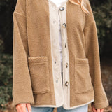Colleen | Women's Button-Down Sherpa Jacket