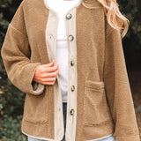 Colleen | Women's Button-Down Sherpa Jacket